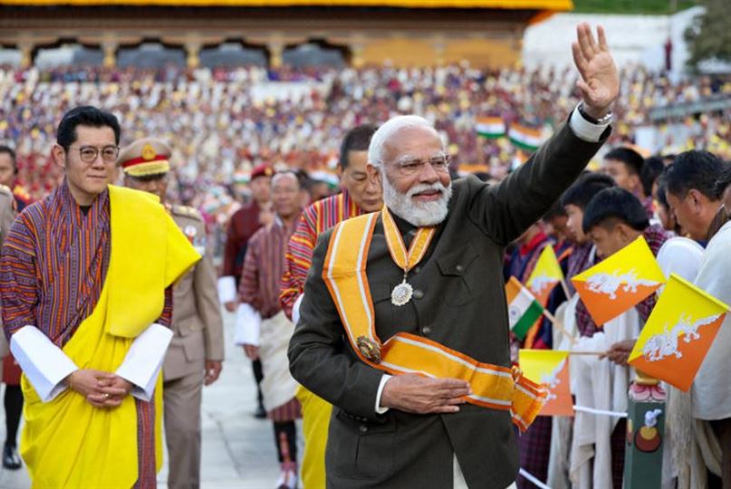 ભૂતાનમાં ગુજરાતી ગરબા અને ગીતોથી PM Modi નો સત્કાર..' મળ્યું સર્વોચ્ચ નાગરીક સન્માન....!જુઓ વીડ