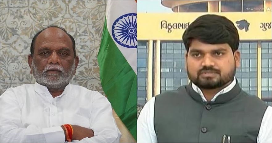 નર્મદાના એક ચાલુ કાર્યક્રમમાં ચૈતર વસાવા કલેકટર પર બાખડી પડ્યા, કહ્યું - મને આમંત્રણ કેમ નહિ...