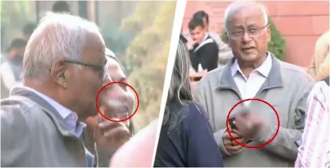 TMC સાંસદ લોકસભા પરિસરમાં ઇ-સિગારેટ પિતા ઝડપાયા, મામલો ગરમાતા આપ્યું ચોંકાવનારું નિવેદન, જુઓ