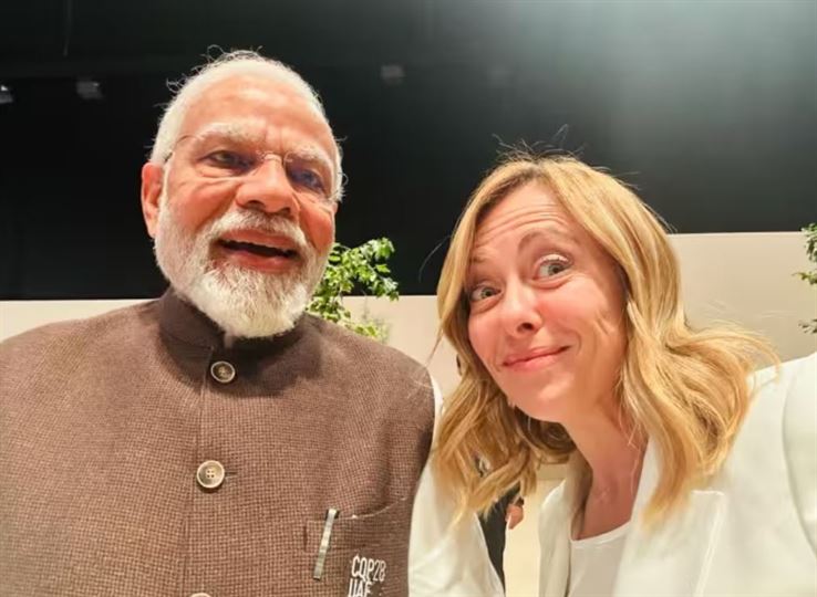 #Melody...PM મોદી અને PM જ્યોર્જિયા મેલોની સેલ્ફી થઇ વાયરલ ! જુઓ તસવીર....