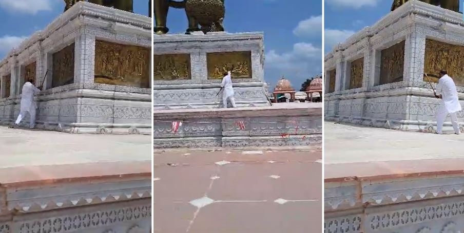 Breaking News : બોટાદના સાળંગપુર મંદિર પરિસરમાં તોડફોડ, હનુમાનજીના ભીંતચિંત્ર પર કર્યો કાળો રંગ