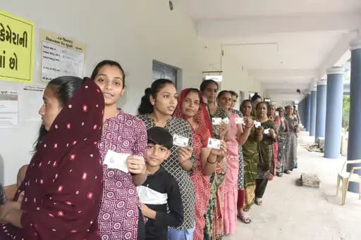 Gujarat By Election: કડી-વિસવાદરમાં પેટાચૂંટણીનું મતદાન પૂરું, ચૂંટણી પંચે જગાવ્યું- કેટલું મતદ