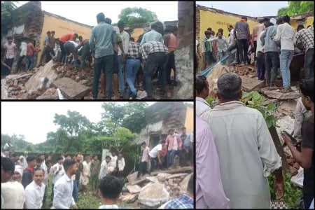 School Building Collapse: સ્કૂલની છત પડતા 4 બાળકોના મોત, 50થી વધું વિદ્યાર્થીઓ હતા હાજર