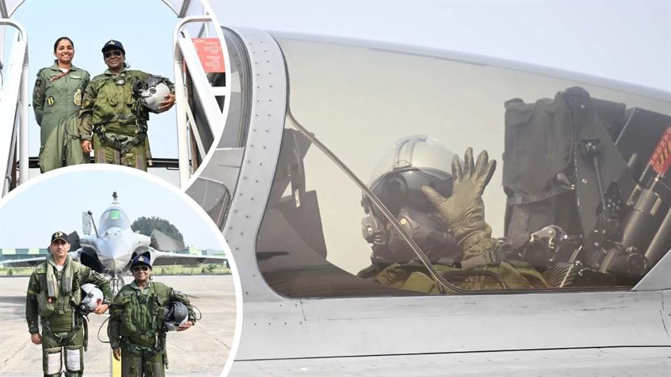 રાષ્ટ્રપતિ દ્રૌપદી મૂર્મુએ રાફેલ વિમાનમાં ભરી ઉડાણ, જુઓ વીડિયો