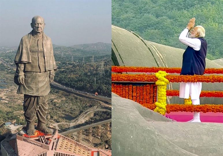 વલ્લભભાઈ પટેલની 150મી જન્મજયંતિ નિમિત્તે 'રાષ્ટ્રીય એકતા દિવસ' ની ભવ્ય ઉજવણી, PM મોદીએ લોહપુરુષ