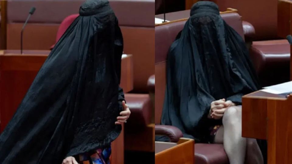 ઓસ્ટ્રેલિયાની સંસદમાં ઈસાઈ મહિલાએ કેમ પહેર્યો બુર્ખો? બબાલ થઈ તો આપ્યું આ નિવેદન