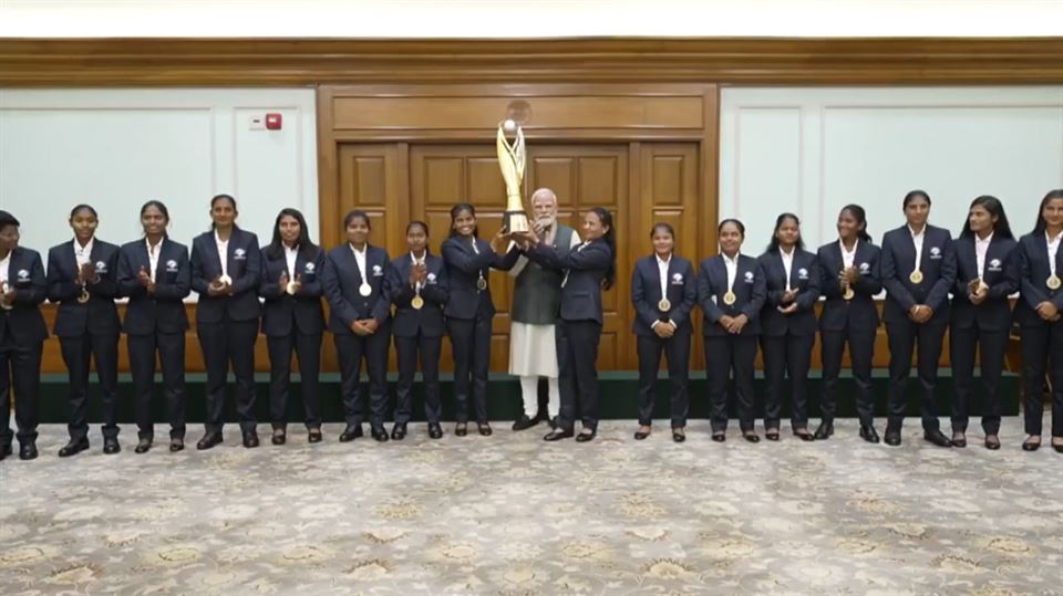 T20 વર્લ્ડ કપ જીતનારી બ્લાઇન્ડ ક્રિકેટ ટીમને મળ્યા PM નરેન્દ્ર મોદી, વીડિયો આવ્યો સામે