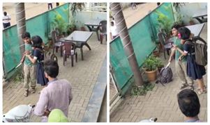 Video: એક હાથમાં ખંજર, બીજા હાથમાં માસૂમ છોકરીનું ગળું; માથાભારે શખ્સની કરતૂત જોઈને દંગ રહી ગયા
