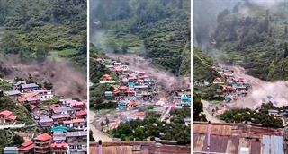 Uttarkashi cloudburst: ભયાનક! અગાઉ આવો ભયાનક નજારો તમે ક્યારેય નહીં જોયો હોય, 12 હજાર ફૂટની ઊંચ