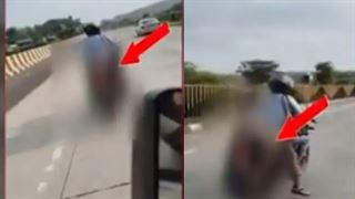 Video: રસ્તામાં જ પત્નીનું થઈ ગયું મોત, કોઈએ ન સાંભળી પતિની વિનંતી; બાઇક પર બાંધીને લઈ જવો પડ્ય