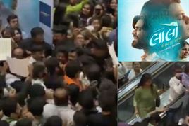 સુપરહિટ ગુજરાતી ફિલ્મ લાલોના કલાકારો રાજકોટના ક્રિસ્ટલ મોલમાં પહોંચતા જ અફરાતફરી જેવો માહોલ સર્