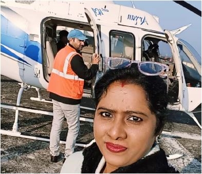 જબલપુરમાં BLO ને હેલિકોપ્ટરની રાઈડ