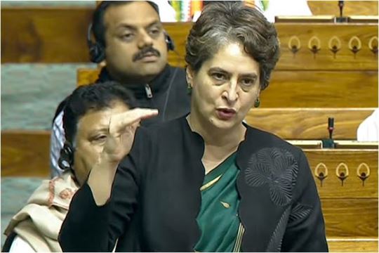 પ્રિયંકા ગાંધીએ વ્યક્ત કરી ચિંતા