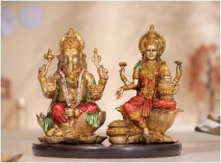 ગણેશ-લક્ષ્મી મૂર્તિઓ