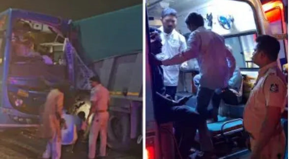 ઇજાગ્રસ્તોને સારવાર માટે હૉસ્પિટલ ખસેડાયા