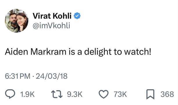 વિરાટ કોહલીએ પોતાની ટ્વીટમાં શું લખ્યું?