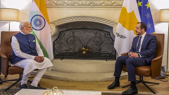 ભારતના PM 23 વર્ષ બાદ સાયપ્રસની મુલાકાતે છે