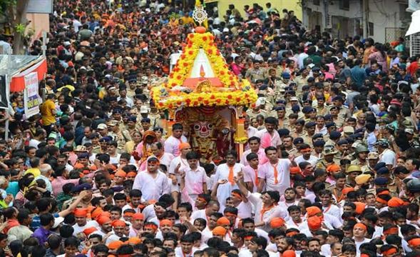 જગન્નાથ રથયાત્રાનો રૂટ આ મુજબ છે