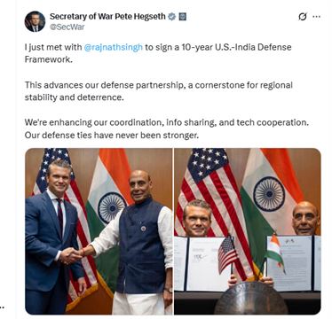 પીટ હેગસેથે શું કહ્યું?