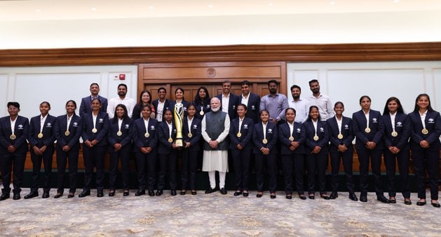 ભારતમાં ટીમનું ભવ્ય સ્વાગત થયું