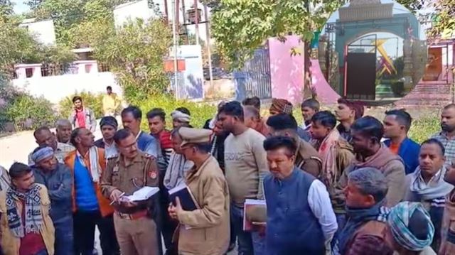 ઘટનાસ્થળે ભારે પોલીસ બંદોબસ્ત ગોઠવી દેવાયો