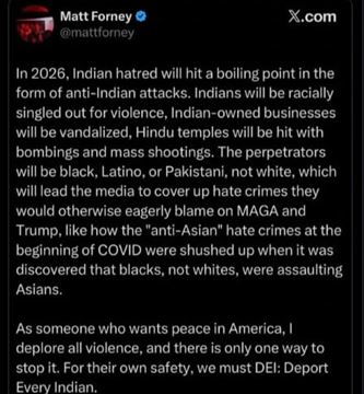 ફોર્નીએ કરી ભારતીયો વિરોધી ટિપ્પણી