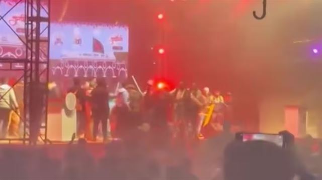 વિરોધ બાદ હુમલાખોરો પાછળ હટ્યા